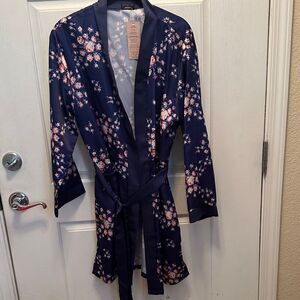 Morgan Lane Midnight Floral Robe